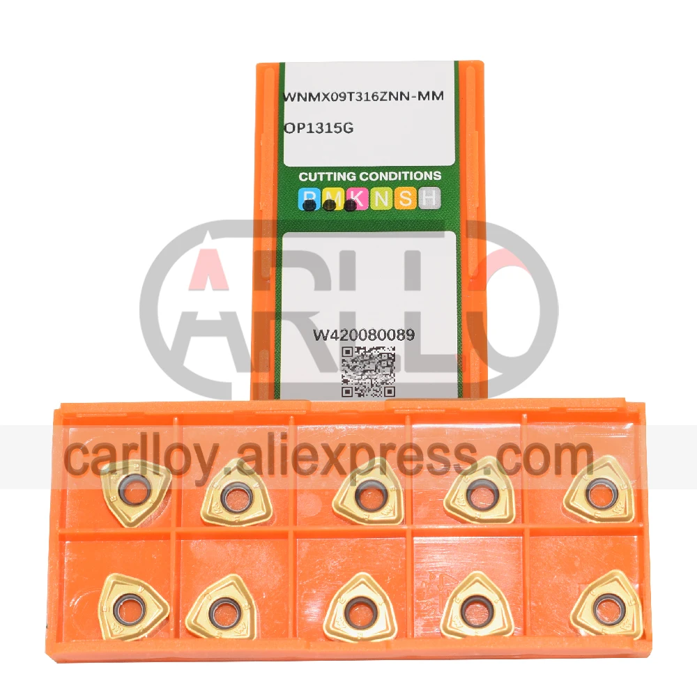 10 шт WNMX09T316ZNN-MM OP1215 OP1315 OP1315G карбидные режущие инструменты WNMX WNMX09T316 для лезвия