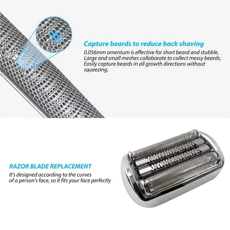 3 комплекта 94M 92S 92M 90S сменная бритвенная головка для Braun Series 9 Pro бритвенный станок