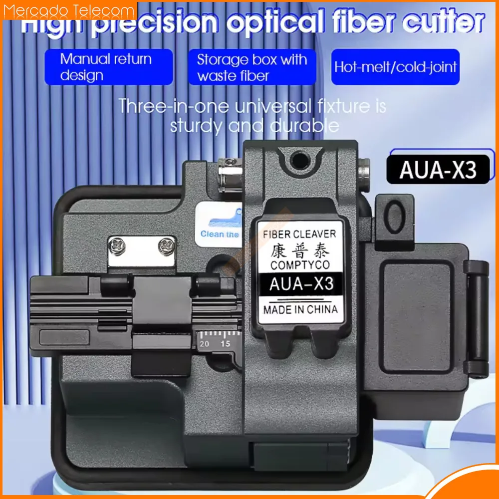 AUA-X3 Высокоточный скалыватель волокна FTTH Резак для оптоволокна Нож резки