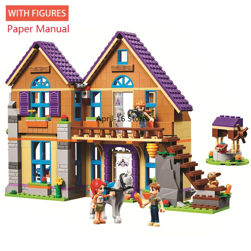 

2020 In Stock New Friends Mia House Building Blocks Kit Bricks Classic Girl 41369 Model Kids Toys Children Gift