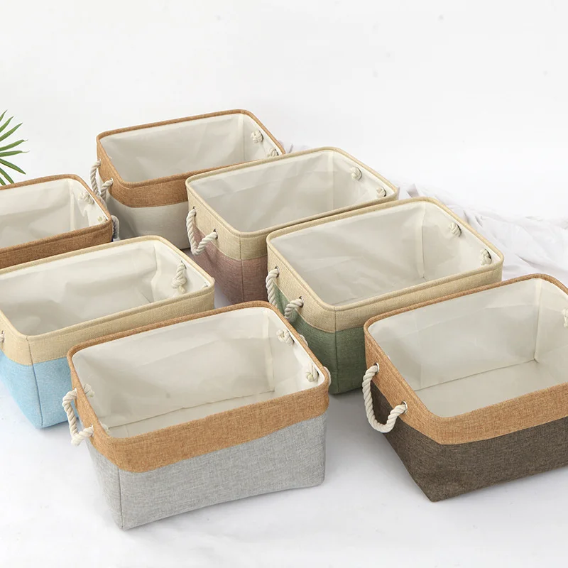 

Folding linen storage baskets household items clothes and miscellaneous items organizer storage box miscellaneous items