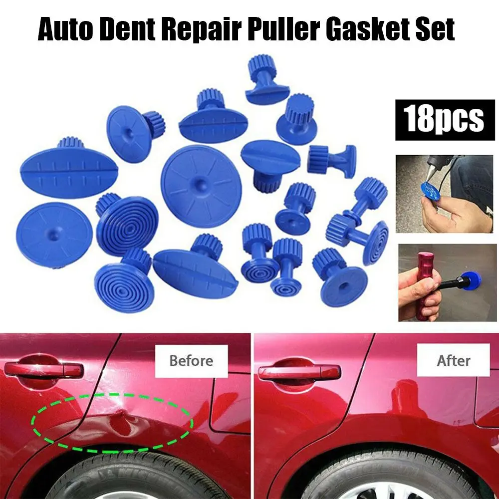 

18Pcs/Set Auto Dent Repair Puller Sheet Metal Special Suction Cup Sheet Metal Depression Repair Gasket Set
