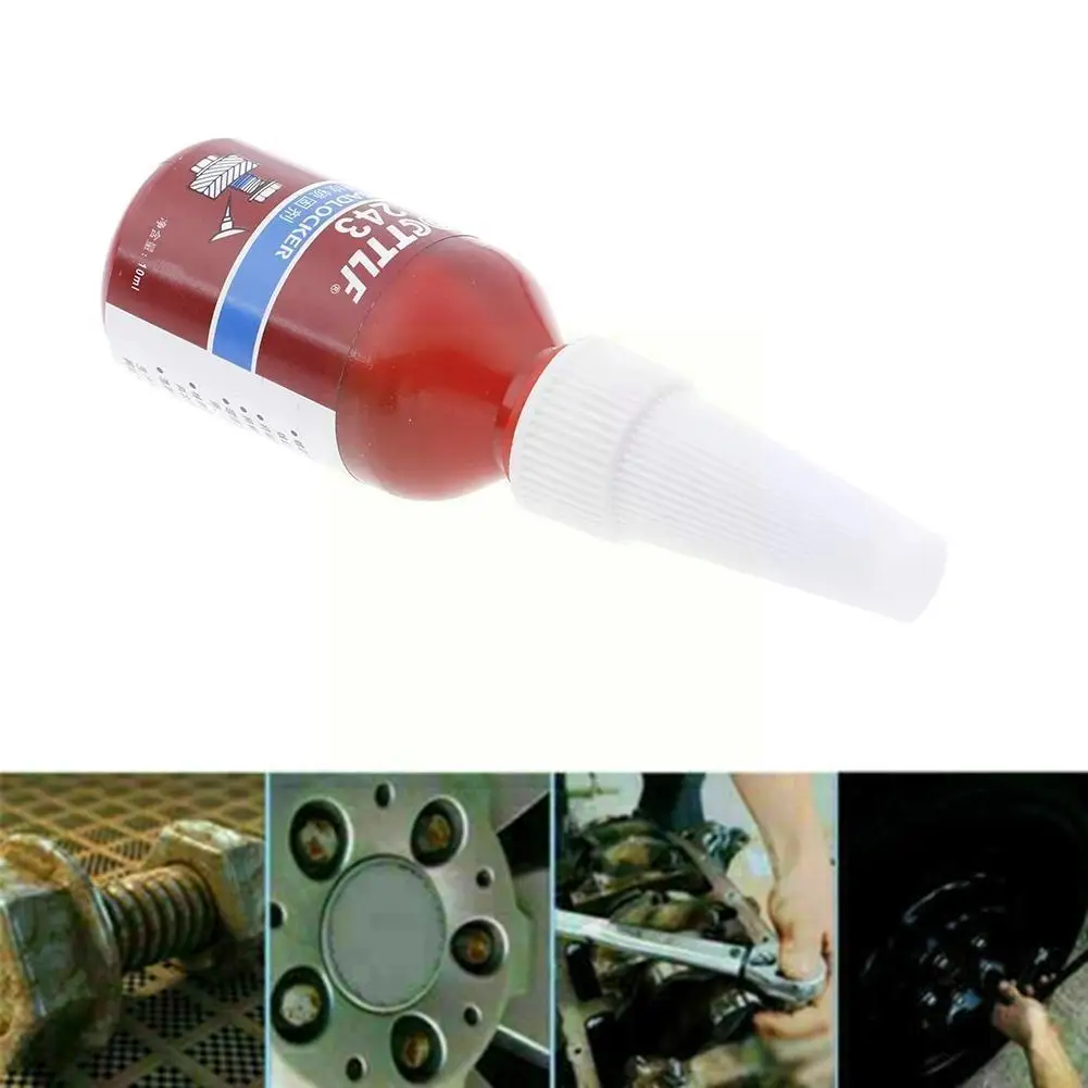 

10ml Screw Glue Thread Locking Agent Anaerobic Adhesive Curing Fast Oil Glue Glue Anaerobic 243 Metal Resistant Kinds All T K6k2