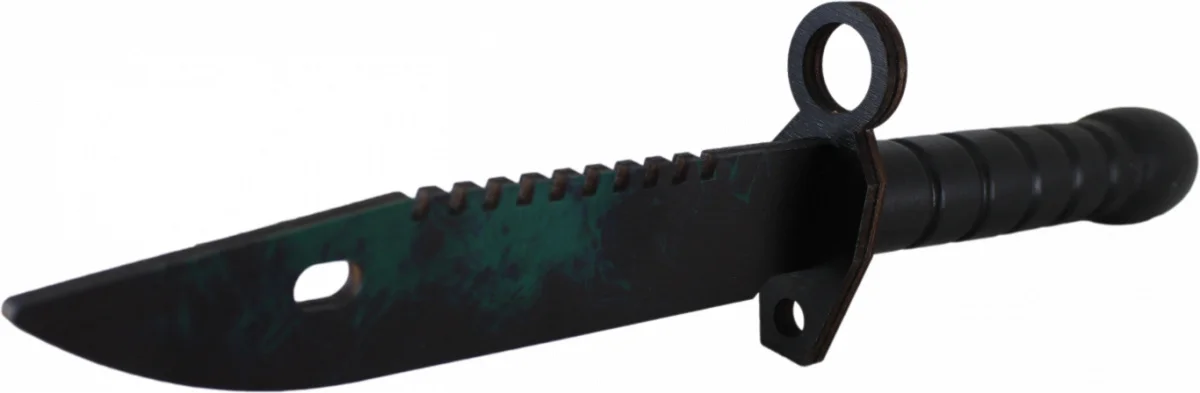 Деревянный игрушечный штык-нож &quotМ9&quot Гамма волны изумруда V2 |