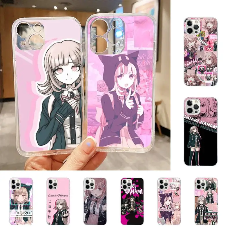 

Chiaki Nanami Danganronpa Anime Phone Case For Iphone 7 8 Plus X Xr Xs 11 12 13 Se2020 Mini Mobile Iphones 14 Pro Max Case