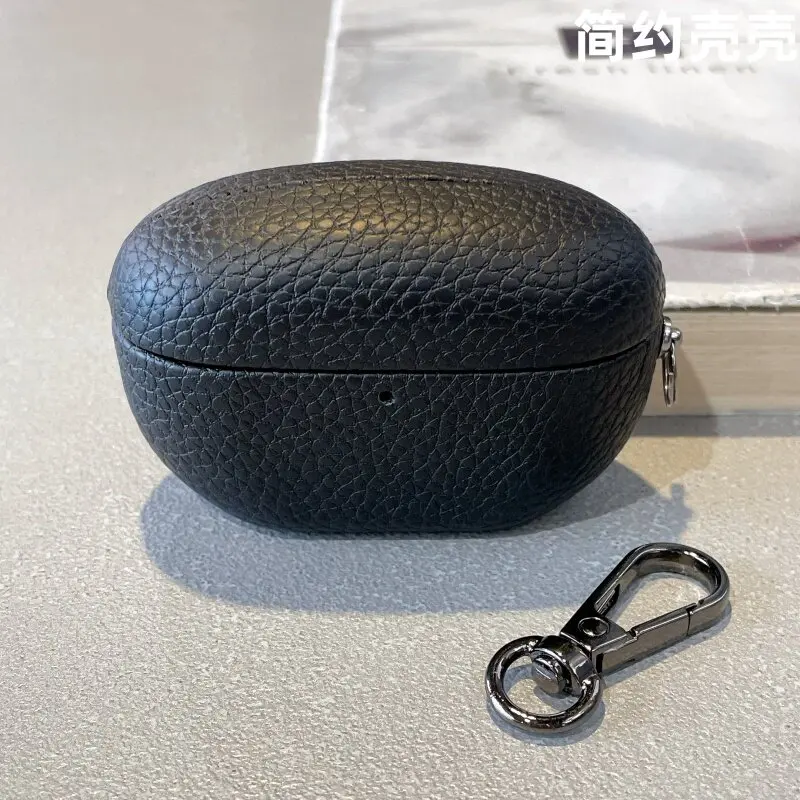 Фото Защитный чехол из натуральной кожи для Sony WF-1000XM5, чехол для Bluetooth-наушников XM5, защитные чехлы для наушников с защитой от падения, беспроводная зарядка №1