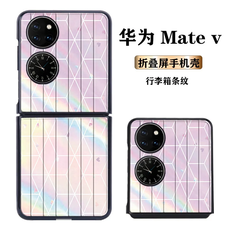 

Для Huawei Mate V чехол для Huawei P50 Карманный чехол защитный чехол для багажа любовь Радуга бриллиант