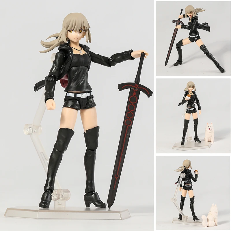 

Figma 418 Fate Grand Order Saber Altria Pendragon Alter Shinjuku Ver. Action Figure Model Toy Gift Collection Figurine