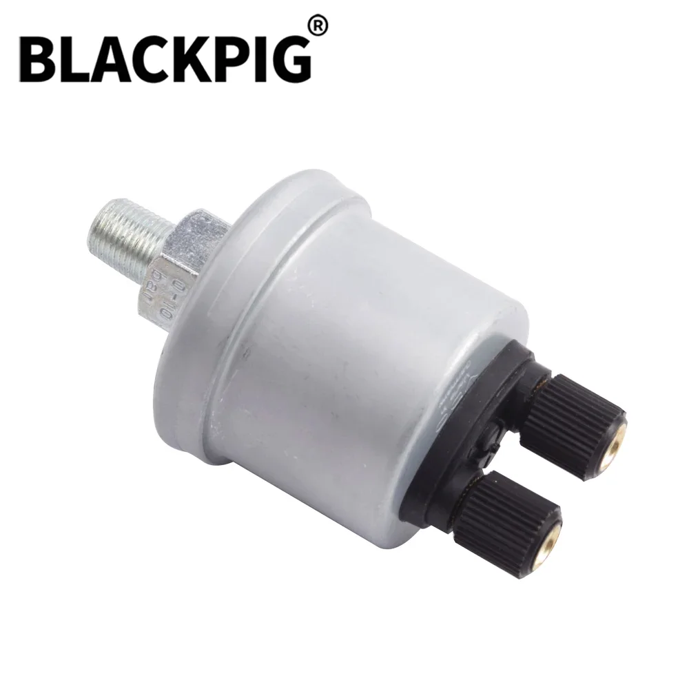 

1/8 NPT 10 бар 25 бар VDO Датчик давления масла, разъем для измерения давления дизельного генератора, 0-25 бар 0-10 бар для деталей генератора