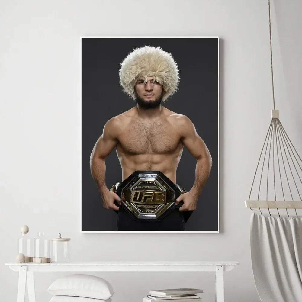 

Картина с изображением Хабиба Нурмагомедова, классическая печать на холсте JKPICTURE