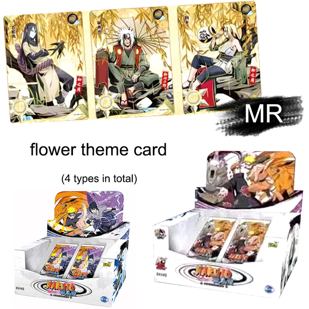 

KAYOU World SE Genuine Naruto Anime Card Chapter Array Game Rare MR AR Jiraiya Orochimaru Tsunade Stamping Collectible Kid Gifts