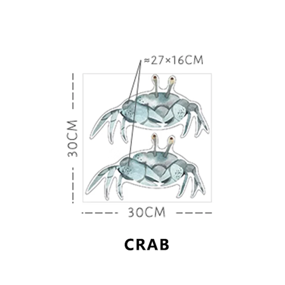

Водостойкая наклейка на стену "Подводный мир"