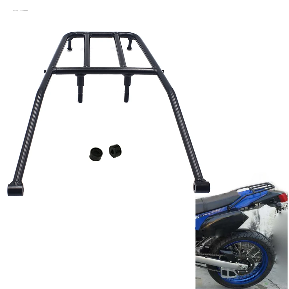 

For Kawasaki KLX 250 KLX250 2008-2019 Rear Seat Luggage Carrier Rack Support Holder Saddlebag Cargo Shelf Bracket Kits