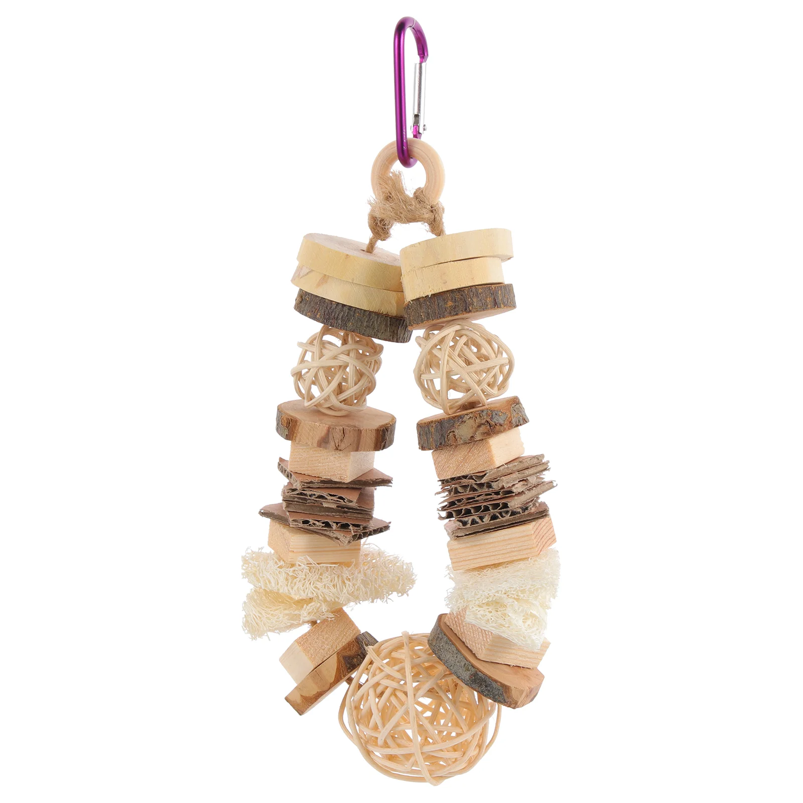 Деревянные подвесные веревки игрушки для хомяков морская свинка лакомства