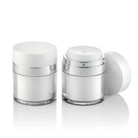 15g 30g 50g cosmetic jar acrylic cream refillable cans vacuum bottle press style cream jar vials airless cosmetic container