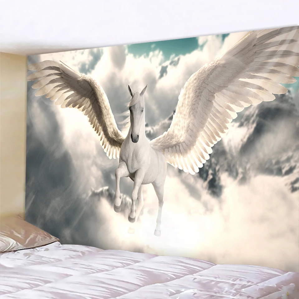 

Новый модный современный гобелен в стиле Фэнтези Мандала комнатный настенный прямоугольный гобелен художественный домашний декор матрас Таро