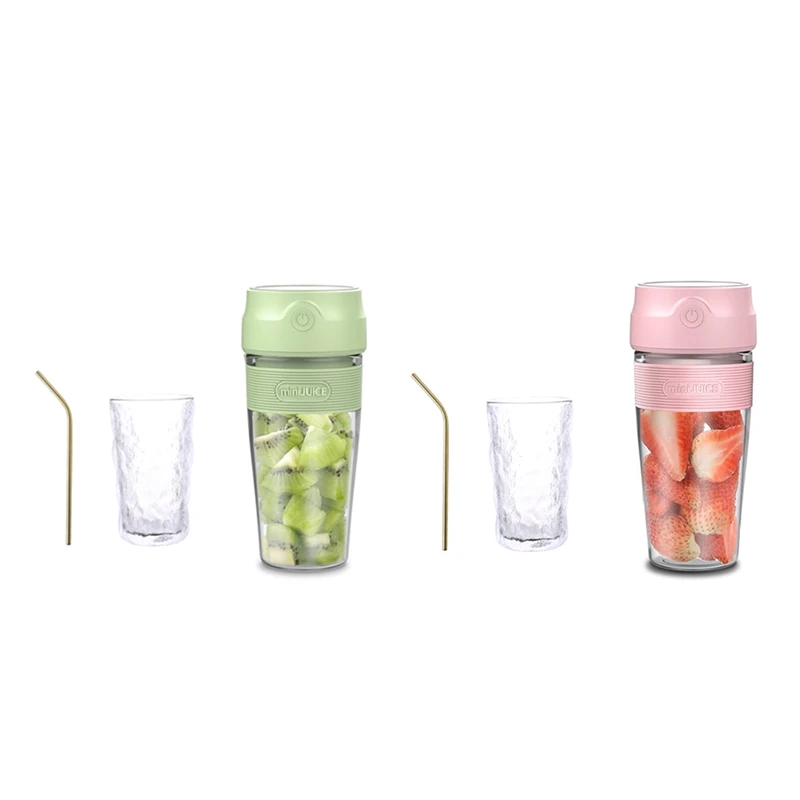 

USB Rechargeable Mixers Fruit Juicers Portable Juicers Cup Mini Fast Electric Portable Blenders Smoothie Ice