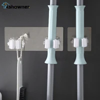 125pcs multi purpose hooks kitchen bathroom strong hook adhesive wall mounted mop organizer holder rackbrush broom hanger hook