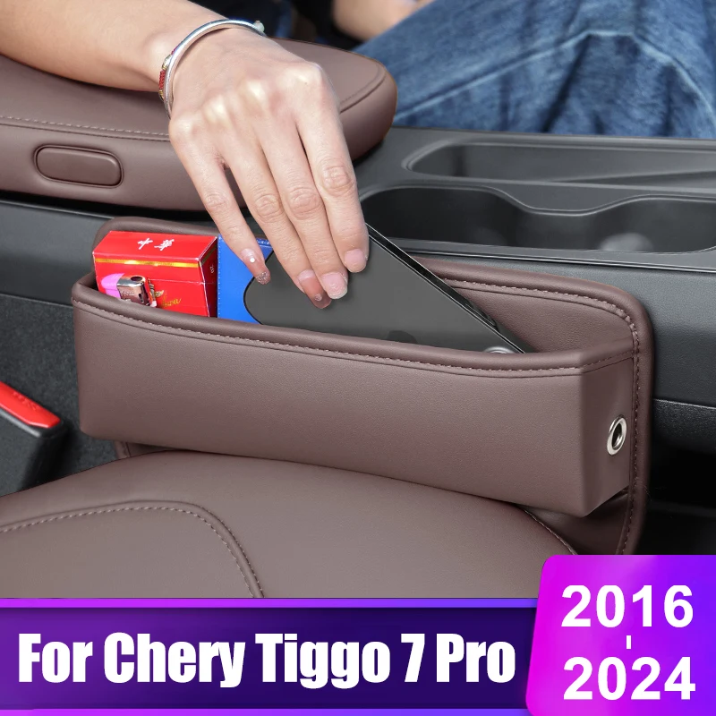 

For Chery Tiggo 7 / Tiggo 7 Pro 2016 2017 2018 2019 2020 2021 2022 2023 2024 Car Seat Slit Gap Pocket Storage Box Accessories