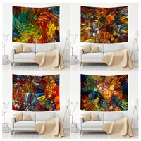 exotic wind style anime tapestry hippie flower wall carpets dorm decor ins home decor