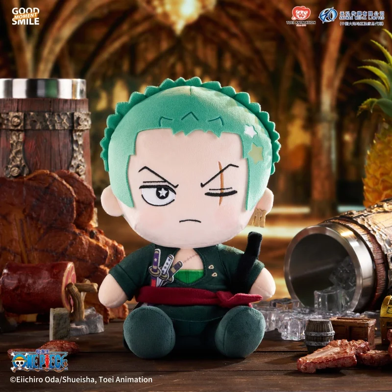 Фото Плюшевая кукла Good Smile One Piece, официальная аутентичная аниме-атрибутика Toei Animation, Huggydoll Луффи для домашнего декора, для фанатов аниме №4