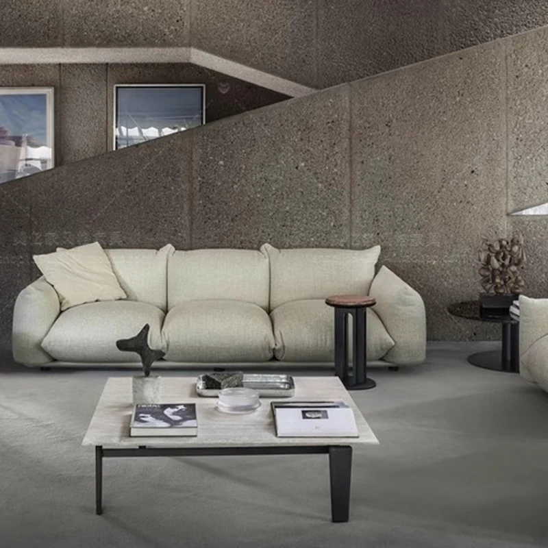 z owczej wełny w stylu nordyckim Sofa podłogowa nowoczesny relaks dla dorosłych do salonu leniwy prosty komfort Divani Soggiorno dom umeblowanie