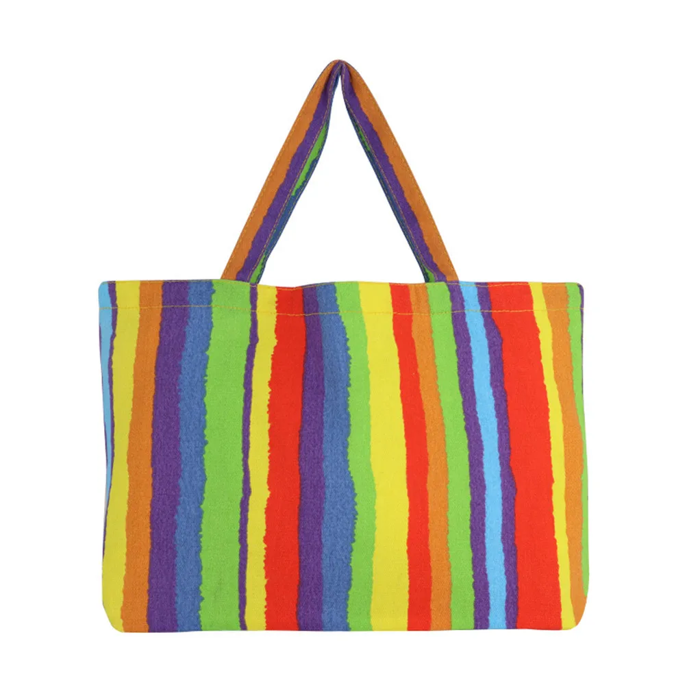 

New Style Female Portable Canvas Bags Women Shopping Eco-Friendly Grocery Bags Fashion Tote Shoulder Handbag Freeshipping 2022