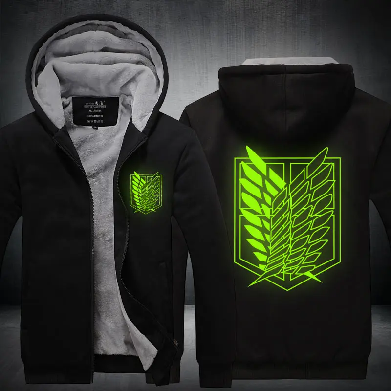 New Anime Attack on Titan Cosplay Costumes 3D Printed Zipper Hoodies Jacket Mikasa Ackerman Men Women Sweatshirts Coat