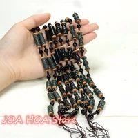 newest rope chain necklace accessories natural hetian jade pendant chain sweater chain quality qing jade aura jewelry