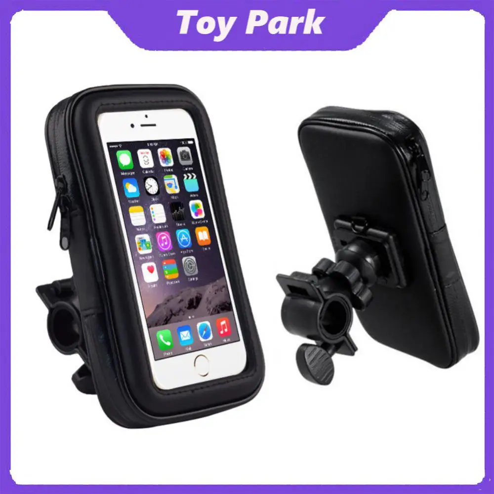 

Waterproof Mobile Phone Bracket Bag Touch Screen 360°rotatable Bike Bag Practical Stable Firm Navigation Handlebar Bag Durable