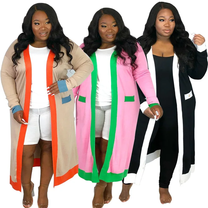 

2022 Autumn and Winter New women's Long-sleeved Trench Coat Side Open Collar Loose All-Match Shirt Jacket