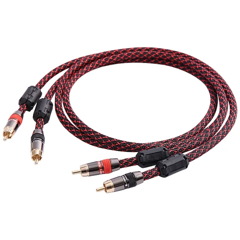 DIYLIVE HIFI аудиокабель RCA 6N OFC 2RCA-2RCA