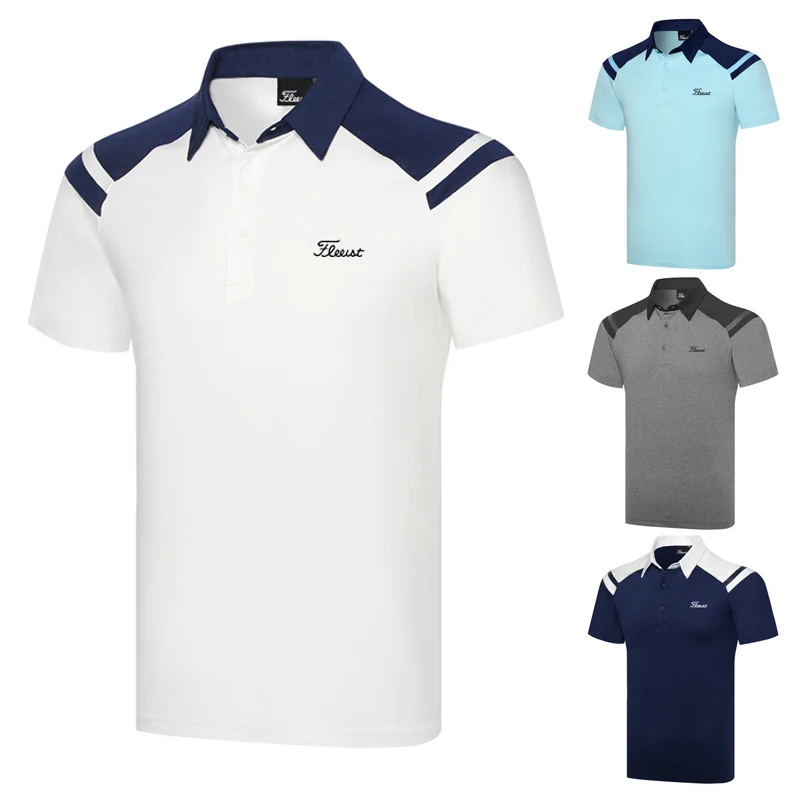 

2022 Golf Wear Men Leisure New Quick Drying Ventilation Summer Sports Shirt Clothing T-shirt Sportswear Accessories