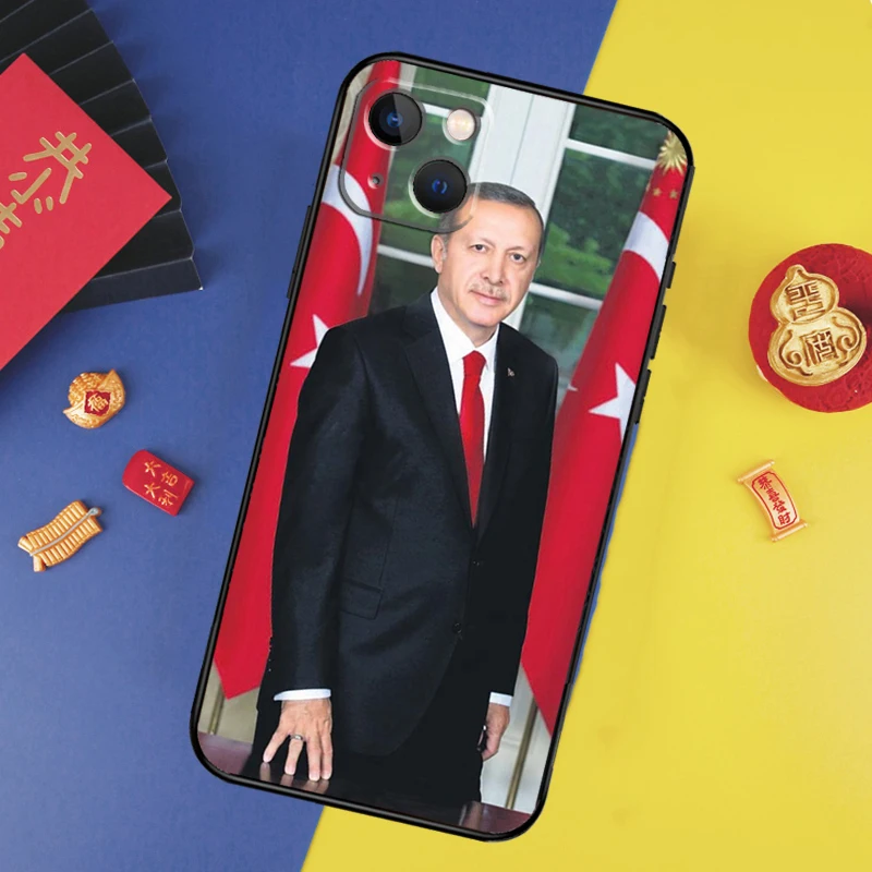 Чехол для телефона President Turkey Реджеп Тайип Эрдоган iPhone 16 15 14 Pro Max 11 12 13 Mini XR 16e Plus Cover