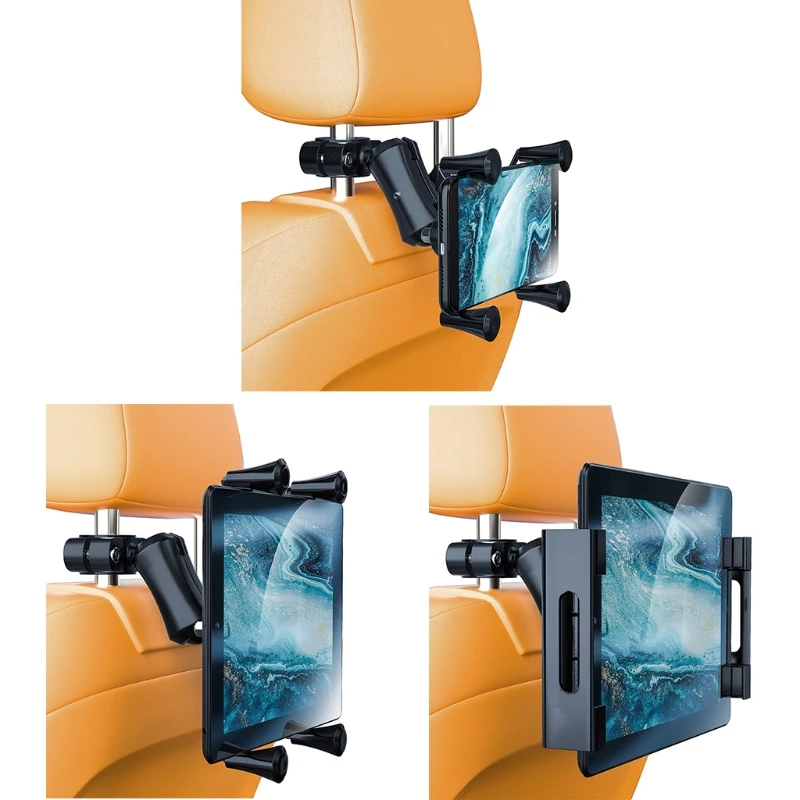 

Car Back Headrest Mobile Phone Mount Holder Tablet Bracket Universal Stand