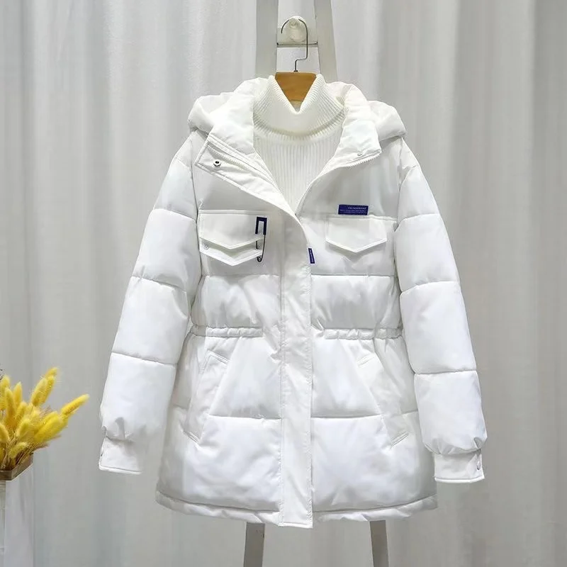 2022 New Women Winter Jacket Warm Parkas Female Thicken Warm Coat Cotton Padded Jacket Hooded Casual Loose Snow Coat Outwear