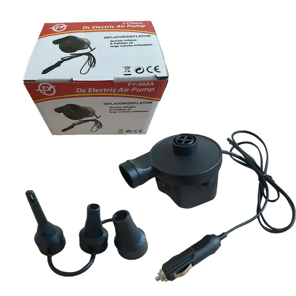 

Electric Air Pump Home Inflate Deflate For Air Mattress Air Bed Electric Inflator Pump Small Inflatable Pump