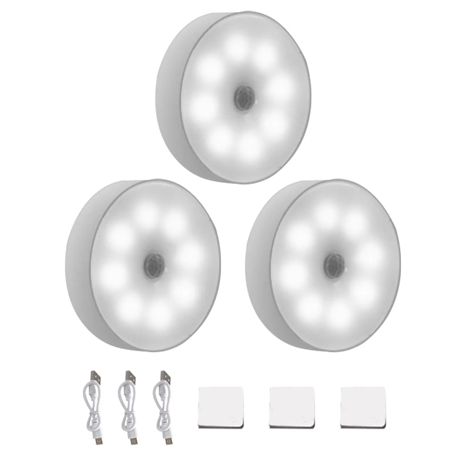 

3 шт./упаковка, ночник светодиодный лестницы с датчиком движения