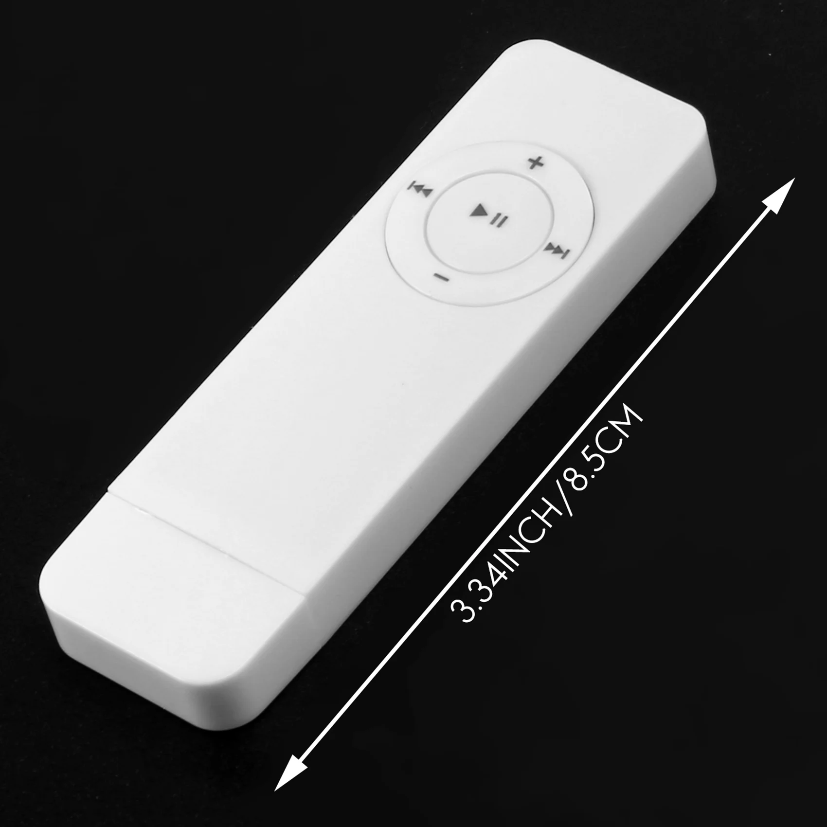 Портативный USB спортивный U-диск мини MP3-плеер с поддержкой TF-карты 32 Гб (белый)