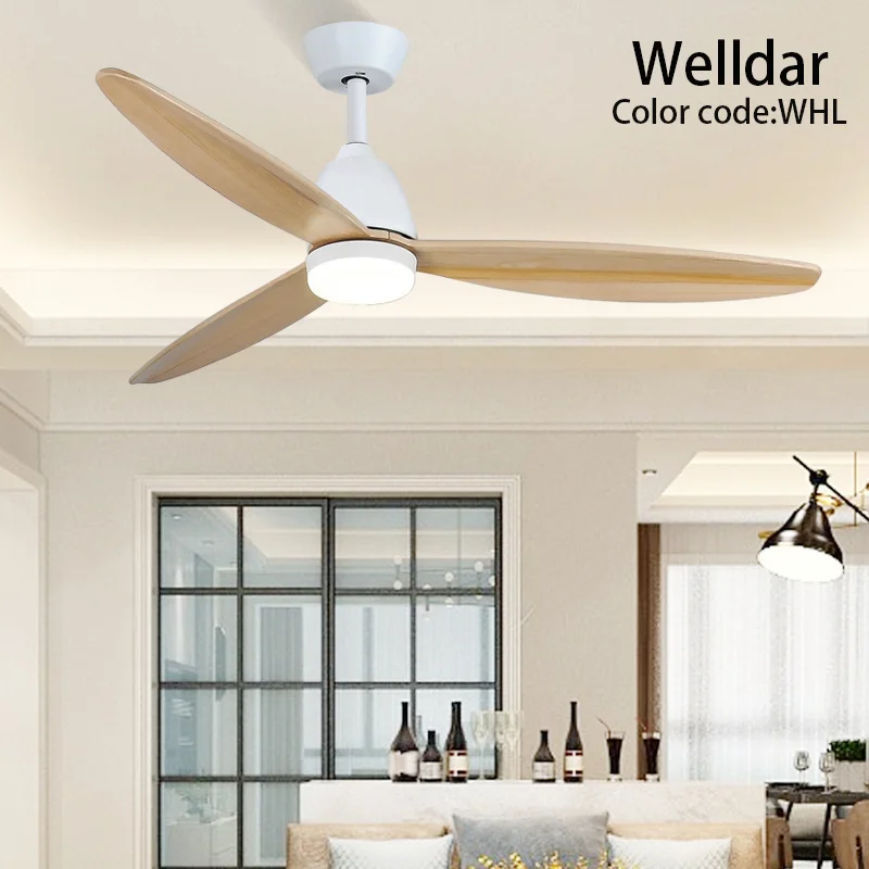 

36Inch Led 18W Ceiling Fan LAMP Roof Home Fans Modern Indoor Decorate Wooden Blade Dc Ceiling Fan With Remote Control Ventilador