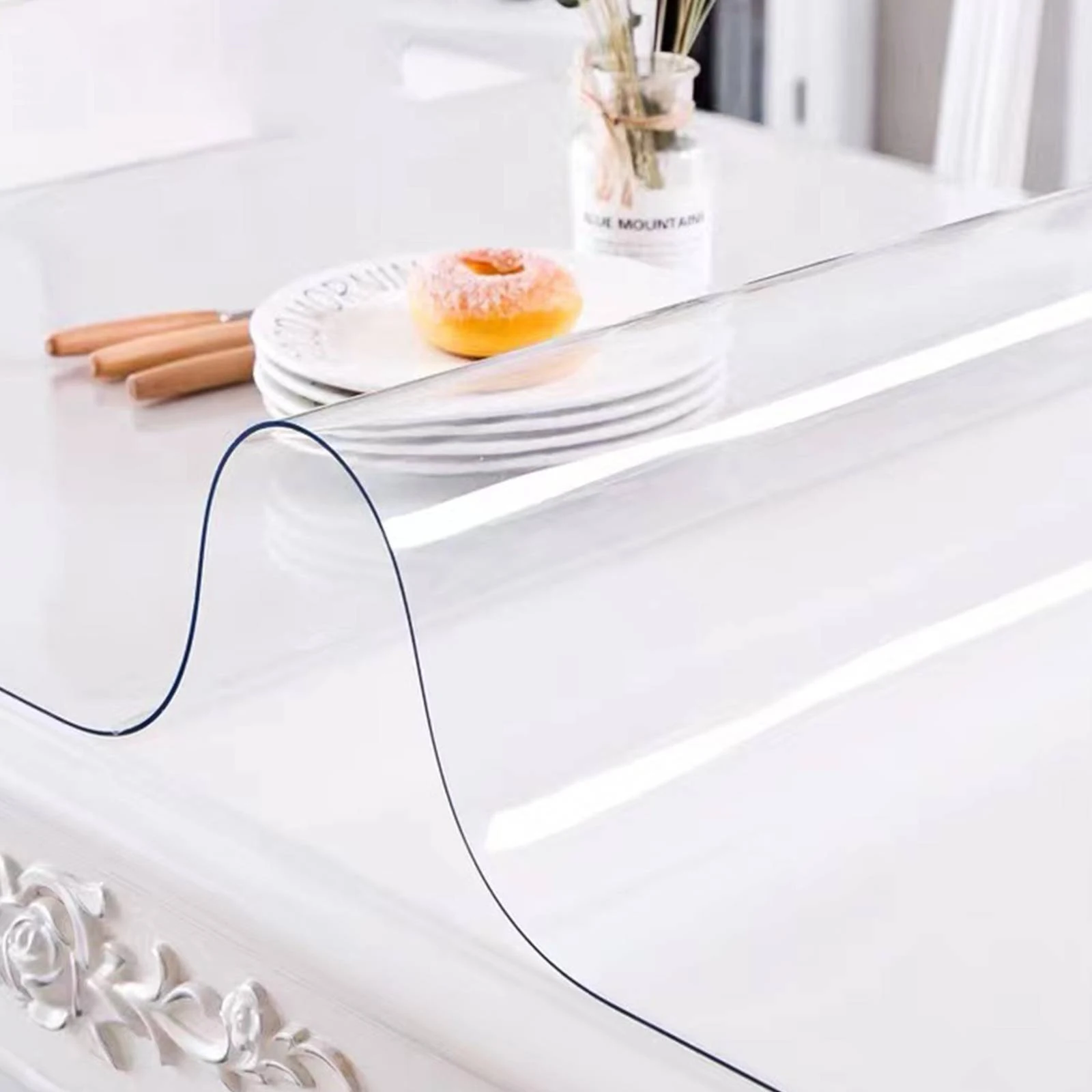 Protector Plastic Soft Glass Waterproof Oilproof For Dining 