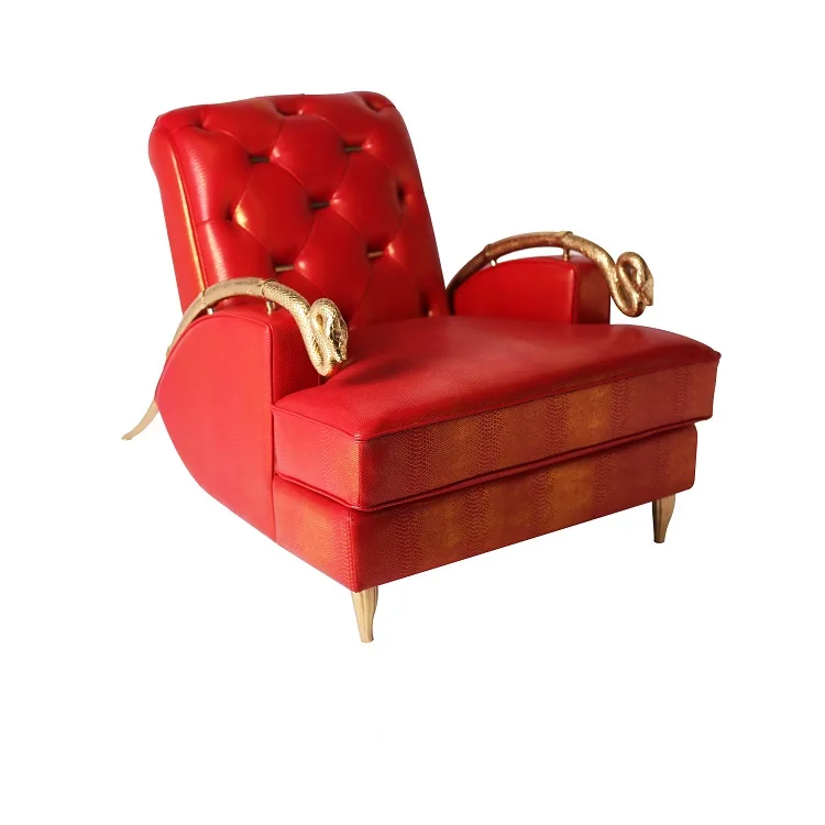 

Modern Luxury Modern Living Room Furniture Copper Snake Lounge Lounge Chair