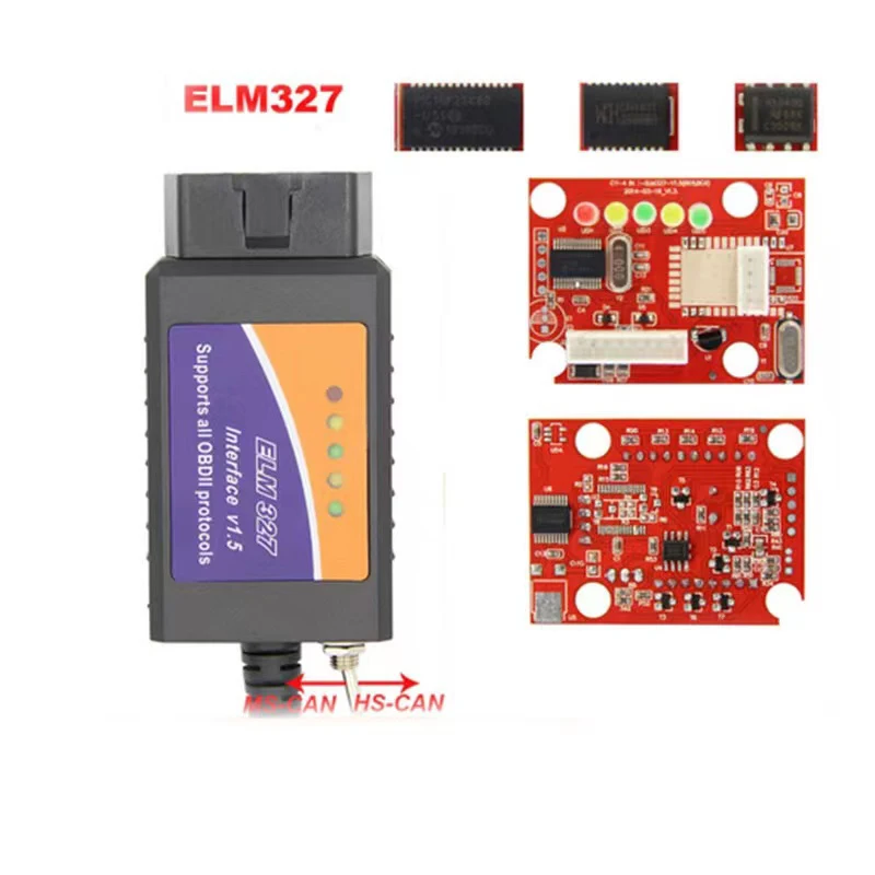 ELM327 OBD2 сканер инструмент elm 327 USB v1.5 прерыватель для Ford Forscan elmконфигурация lector de