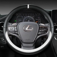 microfiber leather car steering wheel cover for lexus is250 rx350 is350 gx460 is300 es350 rc ls nx ct200h auto accessories