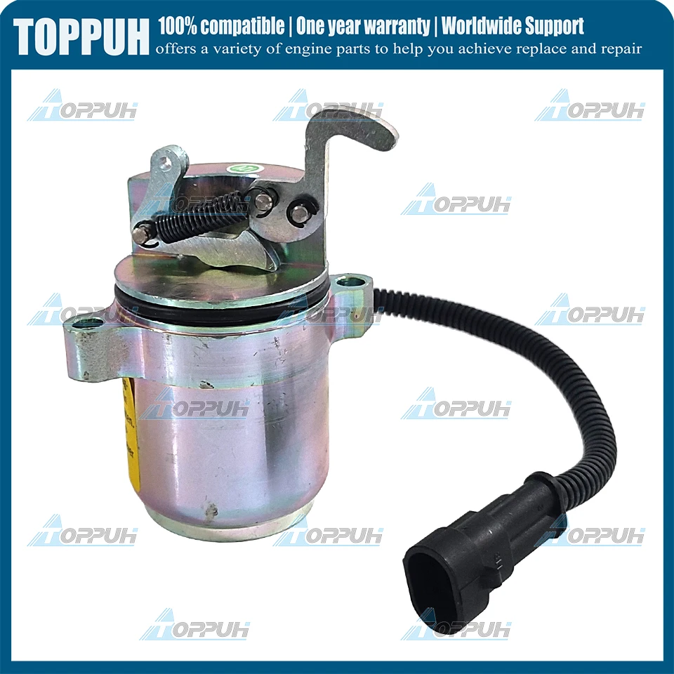 12В 04272956 Соленоид отключения топлива 0427 2956 12 В для Deutz BF4M2011 BF4M2012 F2L2011 BF3L2011 0427-2956 04287583