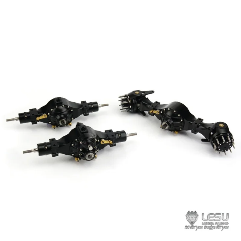 Фланцевая ось блокировки дифференциала LESU RC 4x4 6x6 8x8 Q-900 серии для Tamiya LESU RC 114, запчасти для грузовиков, аксессуары (art.: 3920cd7bc94d6) - 3920cd7bc94d6