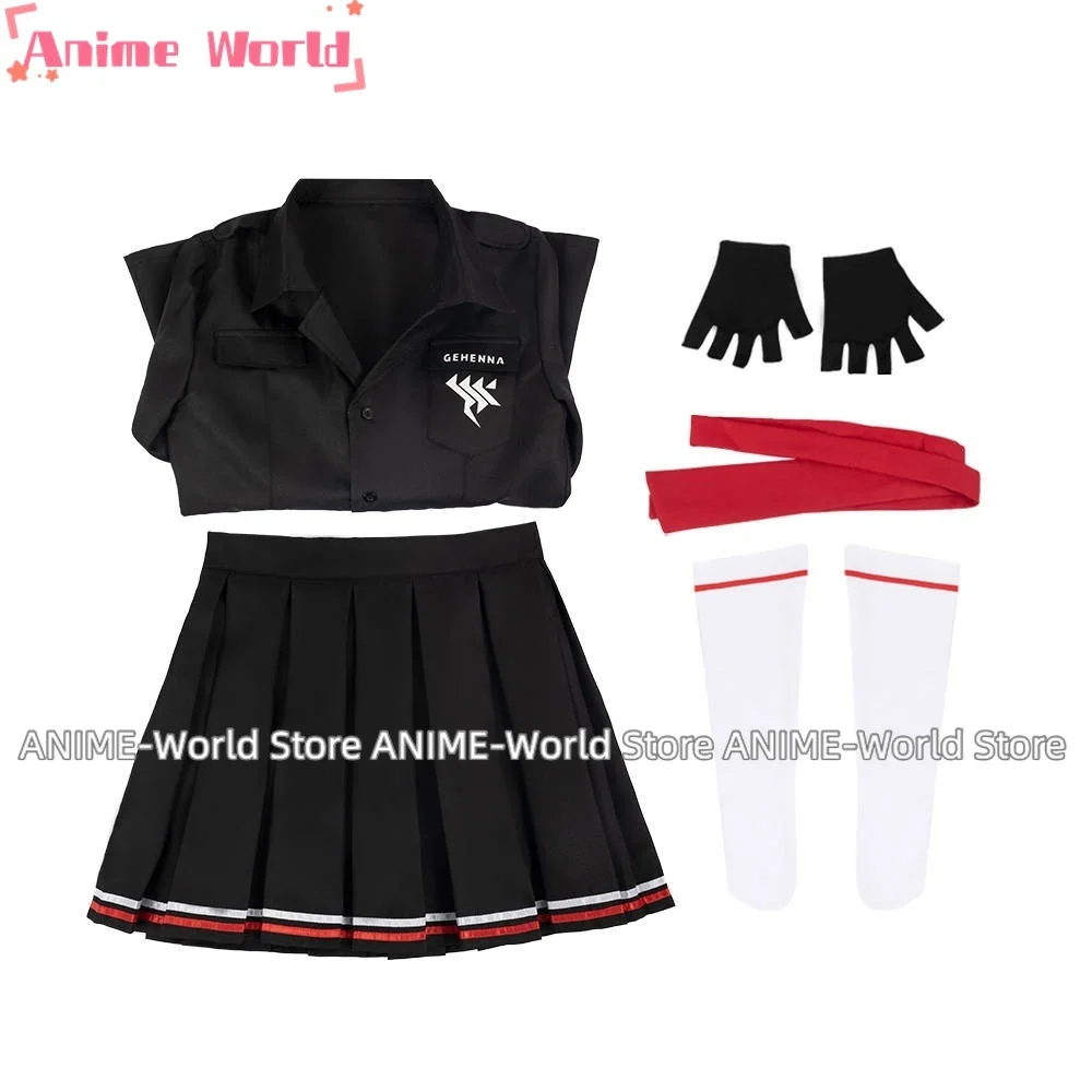 Косплей-Костюм голубого архива Ichiomi Erika из аниме размер на заказ японская черная