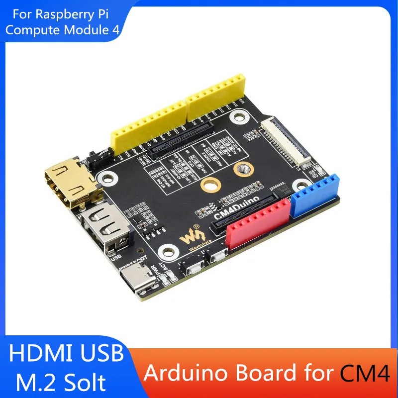 

Raspberry Pi CM4 Duino Expansion Board HDMI USB M.2 Solt Interface for Arduino Ecosystem For Raspberry Pi Compute Module 4