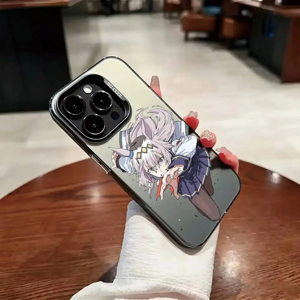 Фото Чехол для телефона Oguri Cap Tamamo Cross UMA для iPhone 17,16,15,14,13,12,11 Plus, Pro Max, XS, цветная серебристая внутренняя крышка №2