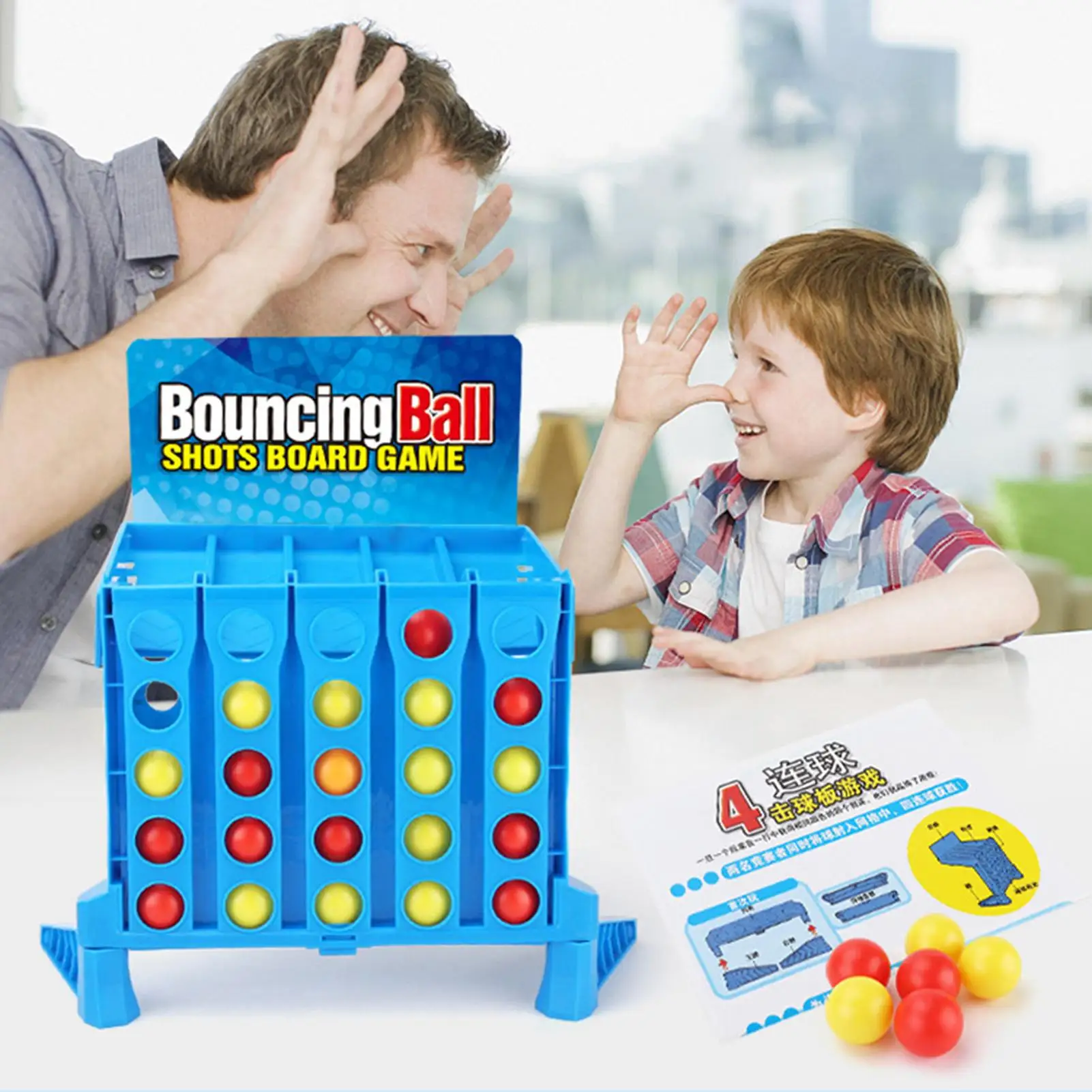 

Portable Kid Interactive Intellectual Bouncing Ball Board Game Kids Educational Toys for Children Gifts